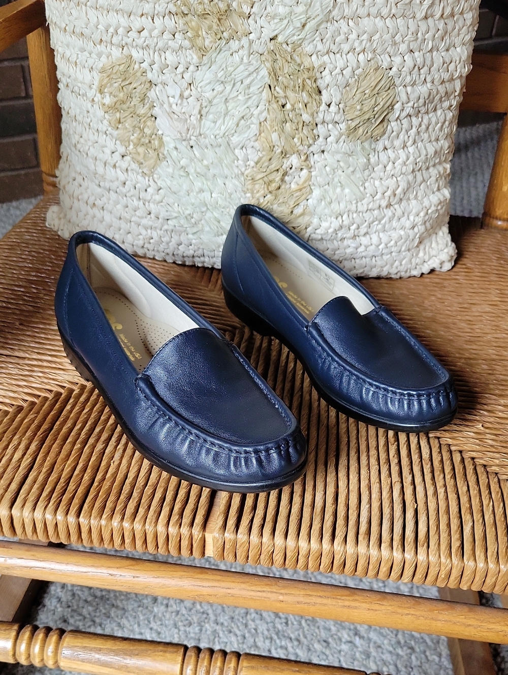 SAS Tripad comfort, navy blue loafers, size 8.5N